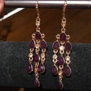 Rose gold Teardrop Earrings